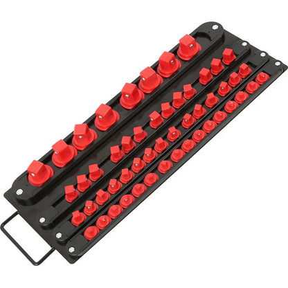 CT6171 - 52pc Socket Rail Tray 1/4 - 3/8 - 1/2 & 3/4 SQ Dr