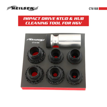 CT6188 - Impact Drive Stud & Hub Cleaning Tool For HGV