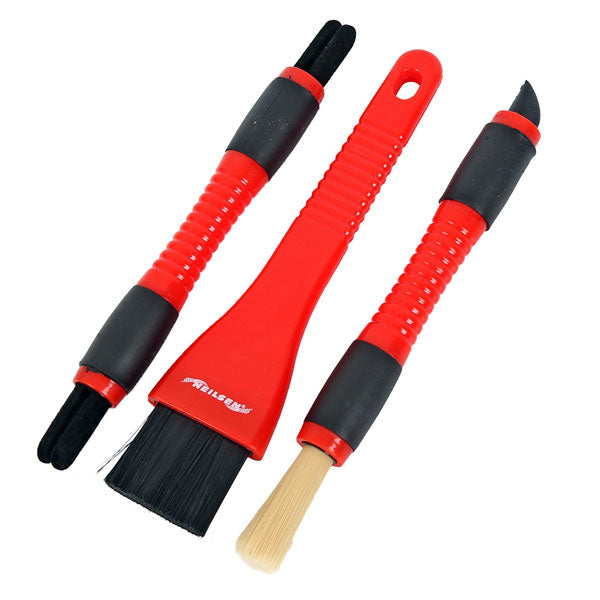 CT6222 - 3pc Car Dash Dashboard Crevice Detail Brush Set