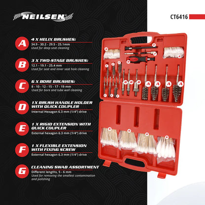 CT6416 - Injector Seat & Shaft Cleaning Kit