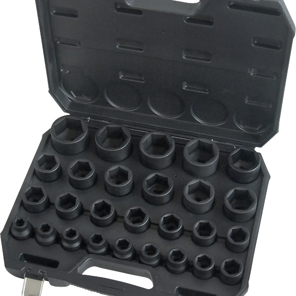 CT6653 - 27pcs 3/4"DR 6- Point Impact Socket Set