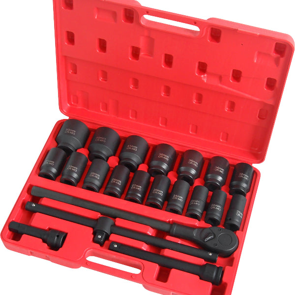 CT6654 - 21pcs 3/4"DR Deep 6-Point Impact Socket Set