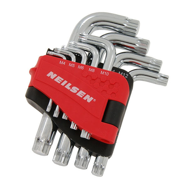 CT6719 - L Type Wrench Set Short Spline M4 - M18 9pc