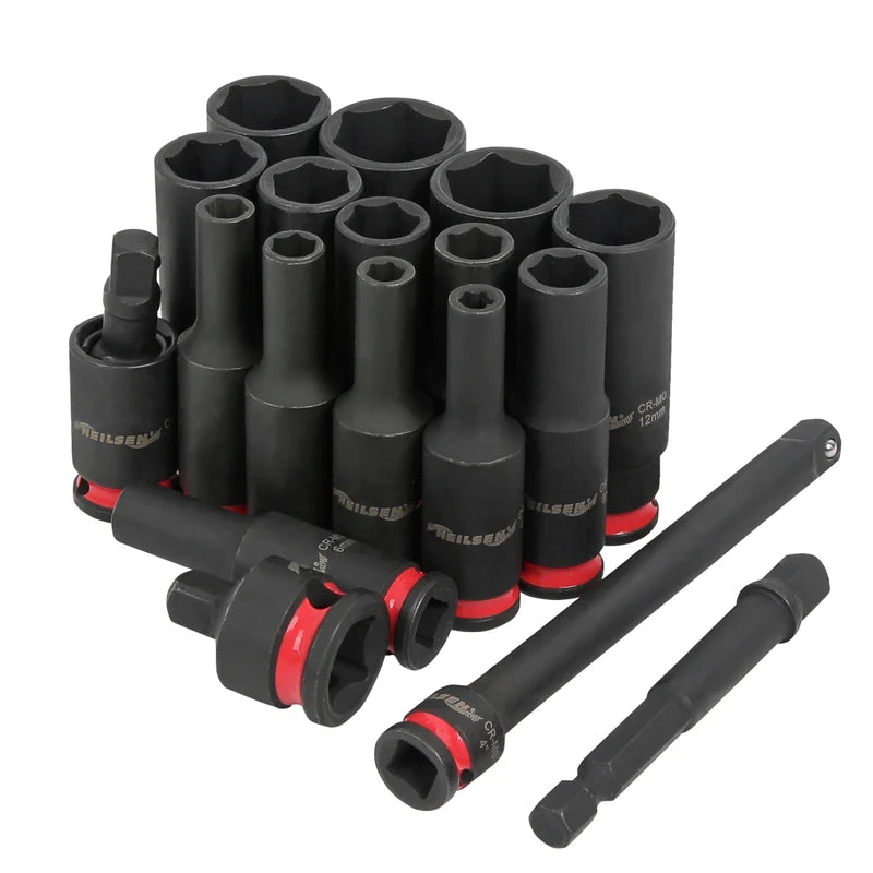 CT7107 - 18pc Deep Impact Socket Set 1/4''DR