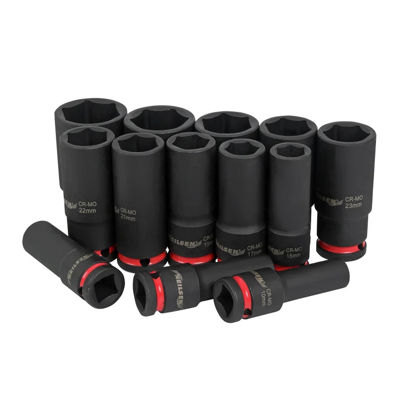 CT7112 - 13pc Deep Impact Socket Set 1/2"DR 10-32mm