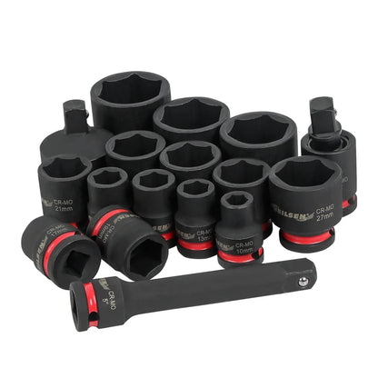CT7114 - 17pc Impact Socket Set 1/2"DR 10-34mm