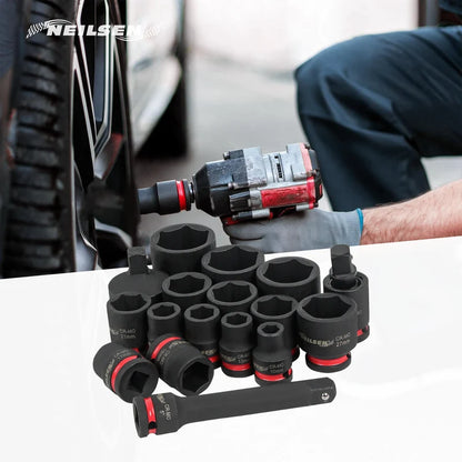 CT7114 - 17pc Impact Socket Set 1/2"DR 10-34mm