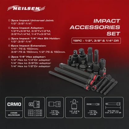 CT7115 - 19pc Impact Accessories Set