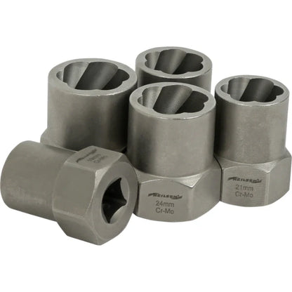 CT7117 - 5pc Bolt Nut Screws Extractor Socket Set