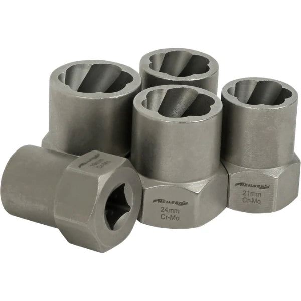 CT7117 - 5pc Bolt Nut Screws Extractor Socket Set