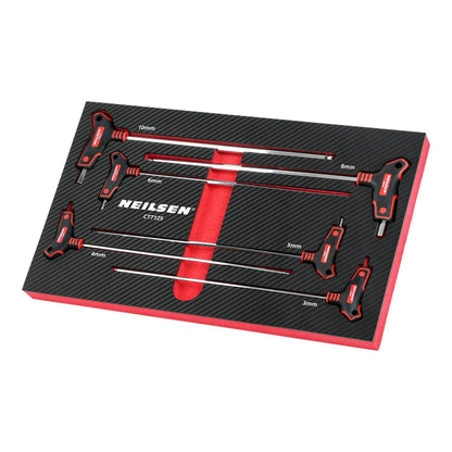 CT7125 - 6pc Extra Long T Handle Hex Key Set
