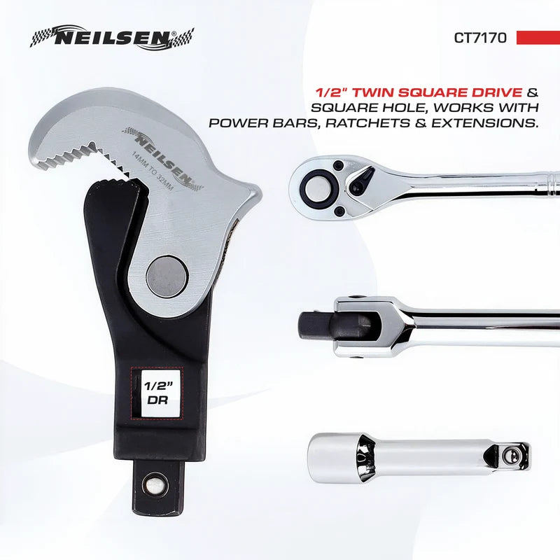 CT7170 -  3pcs Quick Adjustable Wrench Head Set