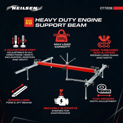 CT7208 - Heavy Duty Engine Support Beam 500Kg