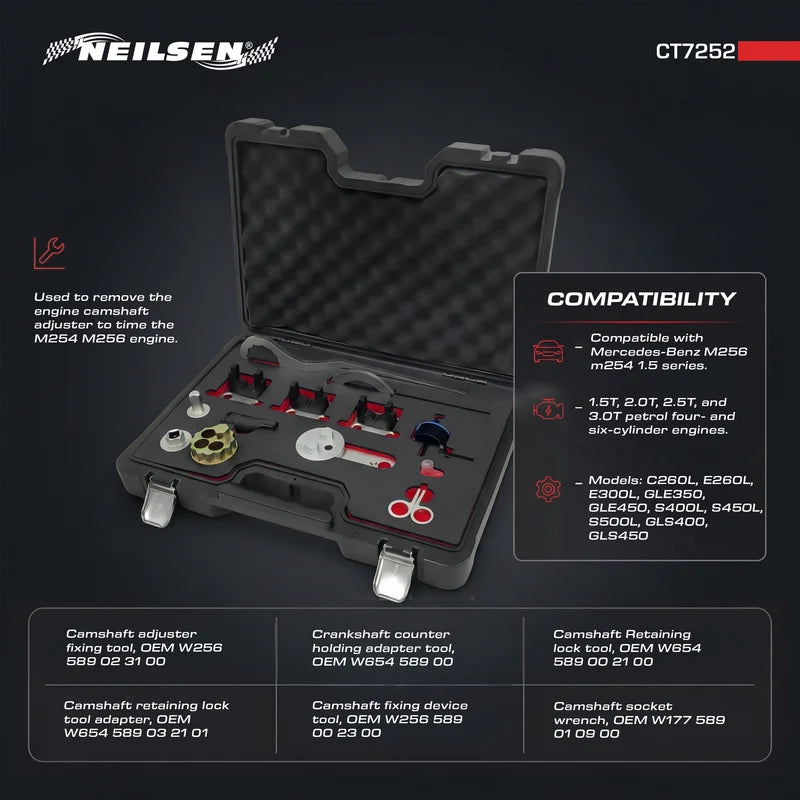 CT7252 - Engine Camshaft Timing Tool Kit for Mercedes-Benz