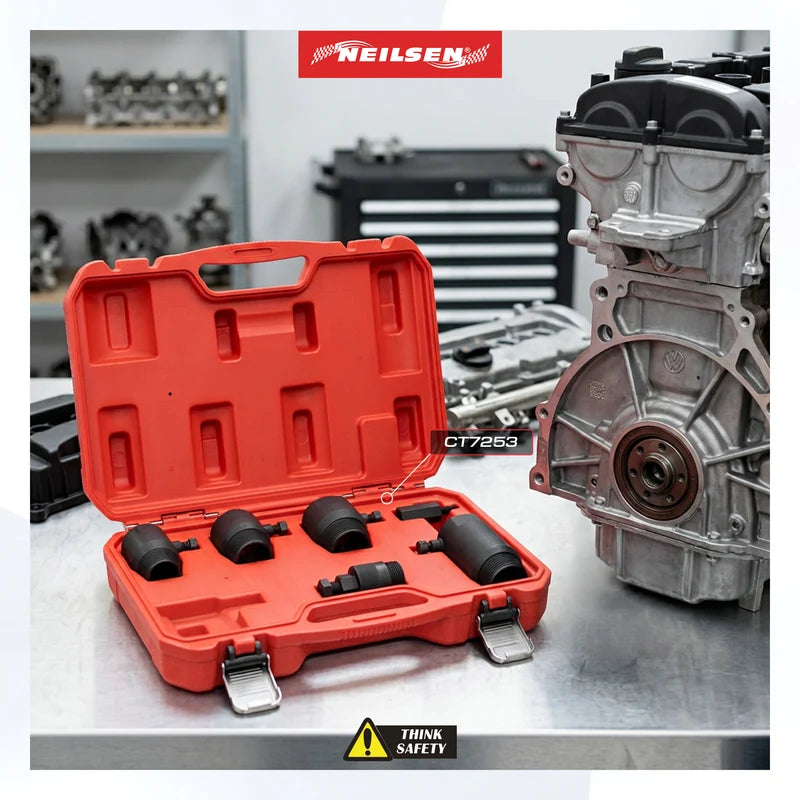 CT7253 - Crank & Camshafts Radial Seal Ring Extractor Tool Set VAG
