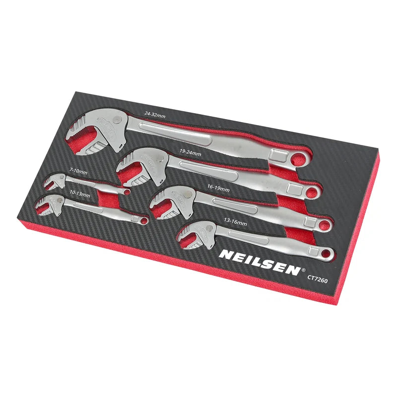 CT7260 - 6pc Clamp Ratchet Wrench Set