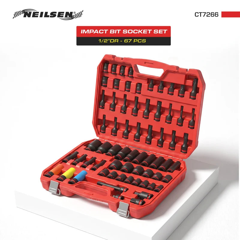 CT7266 - Impact Bit Socket Set 1/2"Dr 67pcs
