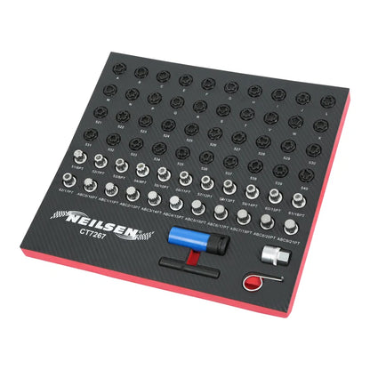 CT7267 - 66pc Master VAG Locking Wheel Nut Key Set