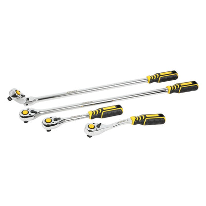 CT7294 - 4pcs 1/2"Sq Drive Reversible Ratchet Set 90T