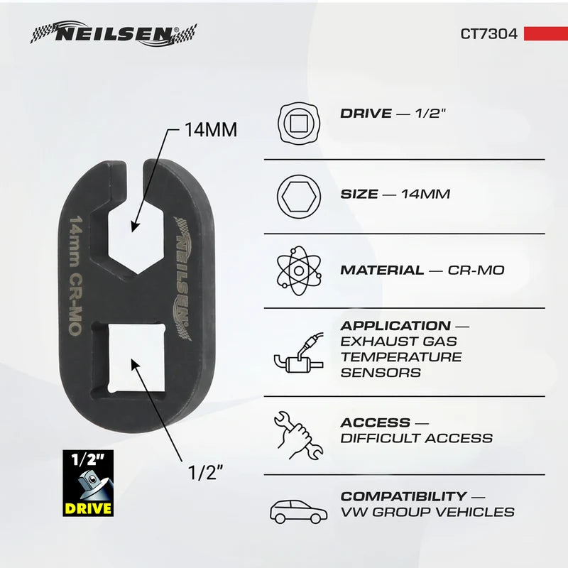 CT7304 - Difficult Access Sensor Wrench -14mm