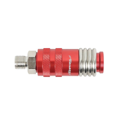 CT7353 - 5 IN 1 Universal Safety Exhaust Quick Connect Industrial Coupler  1/4" NPT Male