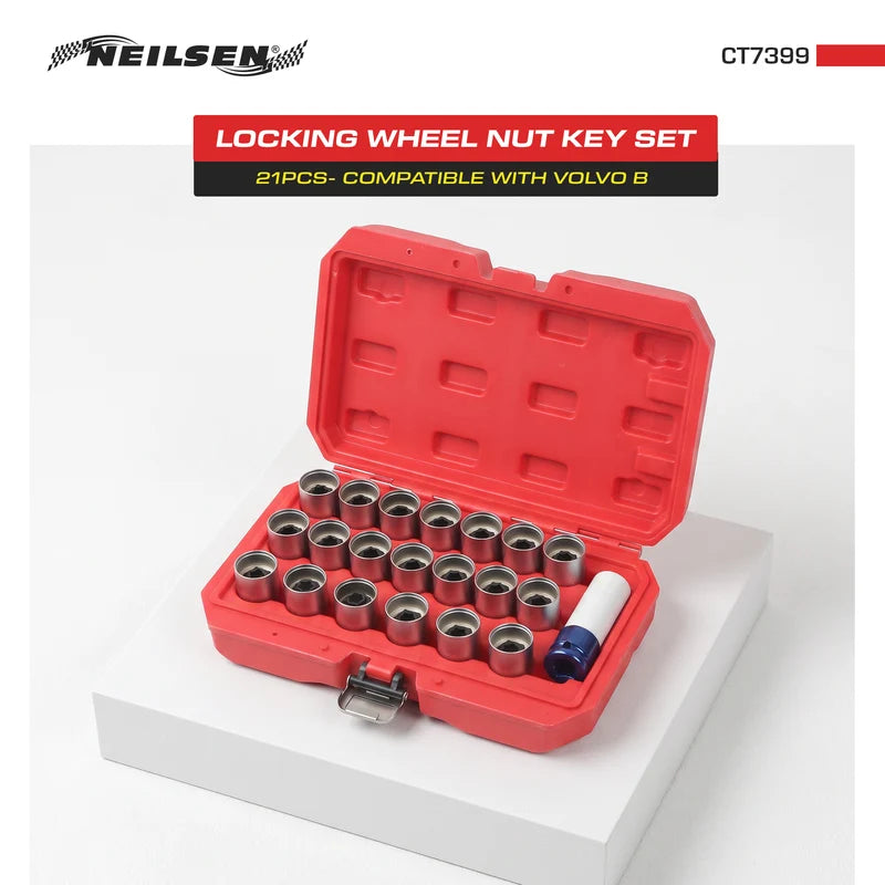 CT7399 - 21pcs Locking Wheel Nut Key Set For VOLVO B