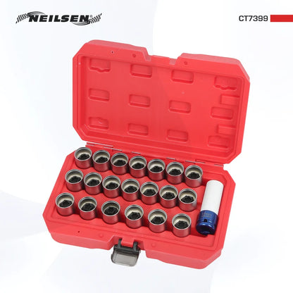 CT7399 - 21pcs Locking Wheel Nut Key Set For VOLVO B
