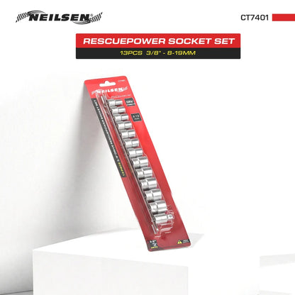 CT7401 - 13pcs 3/8" Rescue Power Socket Set for Loosening & Removing Seized Nuts