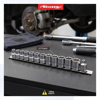 CT7401 - 13pcs 3/8" Rescue Power Socket Set for Loosening & Removing Seized Nuts