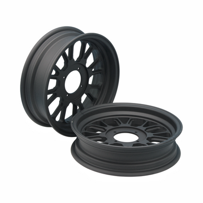 BS1437 MUNK Tubeless Alloy 12 Rims In Black 2.75J & 3.50J
