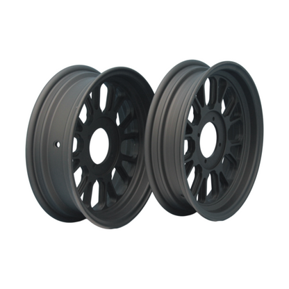 BS1437 MUNK Tubeless Alloy 12 Rims In Black 2.75J & 3.50J