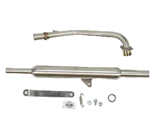 BS3843 - EXHAUST FOR CUB BIKE DOWN SWEPT S/STEEL
