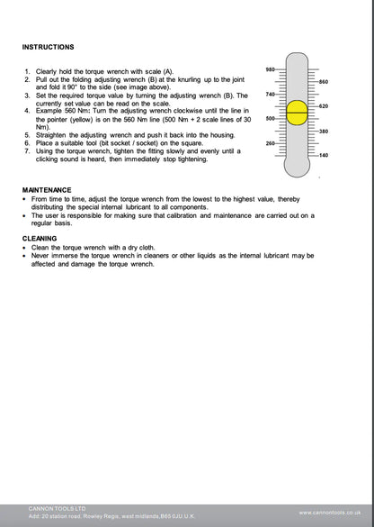 CT4616 - 1in Dr Torque Wrench