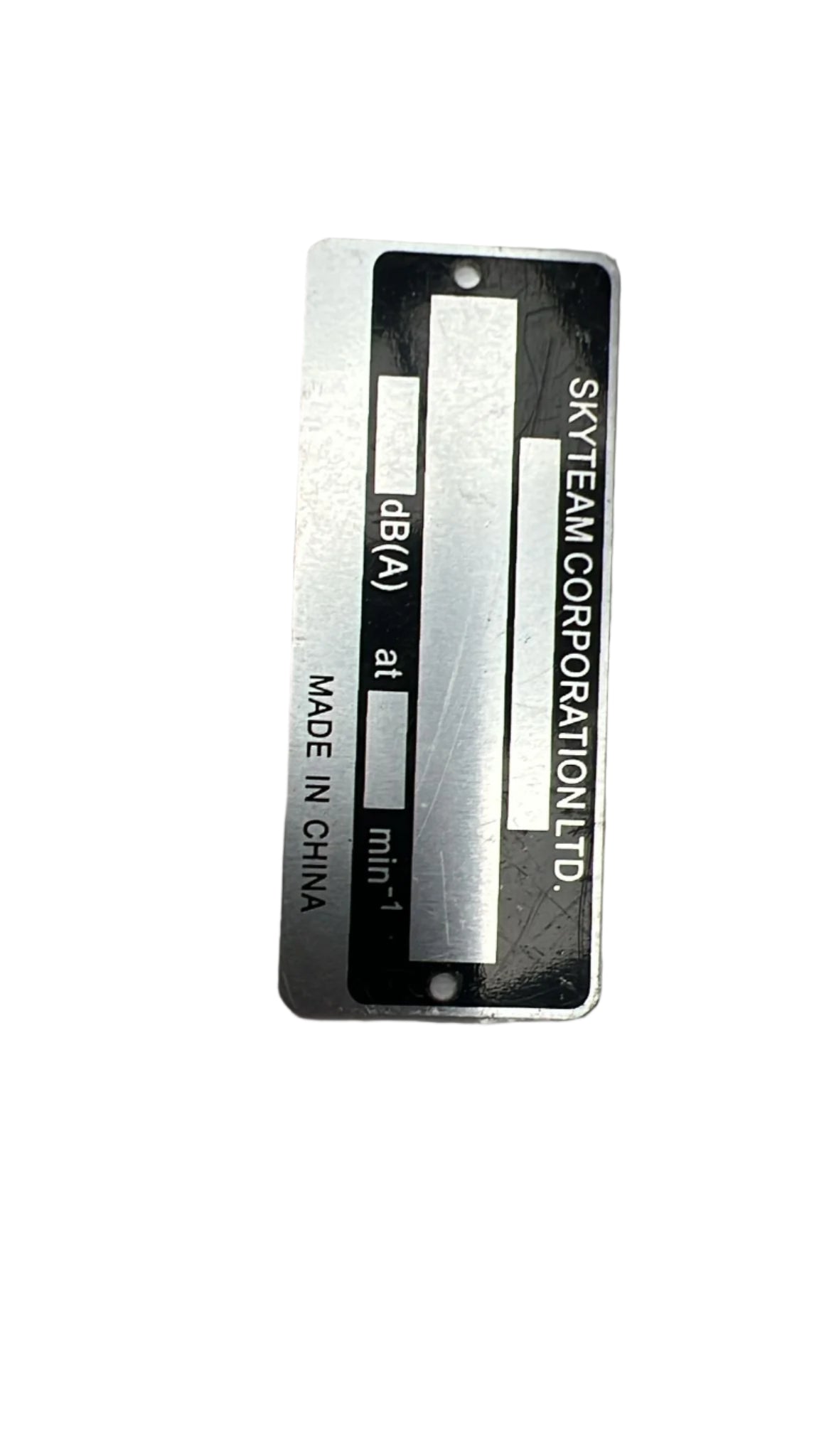 BS2102 - Jinchen VIN Name Plate