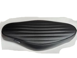 BS2258 - Cub Long Black Seat Vertical Stripe