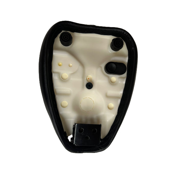 BS3773 - Single Cub Seat Black Check With Blue Piping.