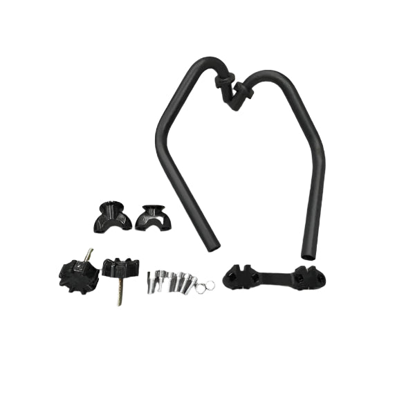 BS2127 - Handlebar Kit Black , Plastic Lock Nut, Black Cnc Block Kit
