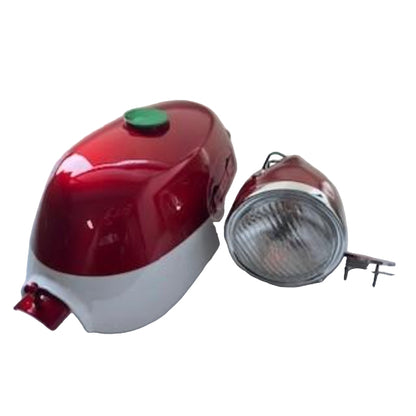 BS2155 - Tank and Small Light for Z50a Bike in Red/White Small Badge on the Light