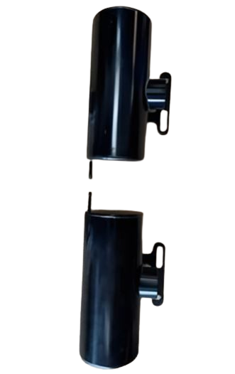 BS2245 - Pair of Alloy Black Side Tanks