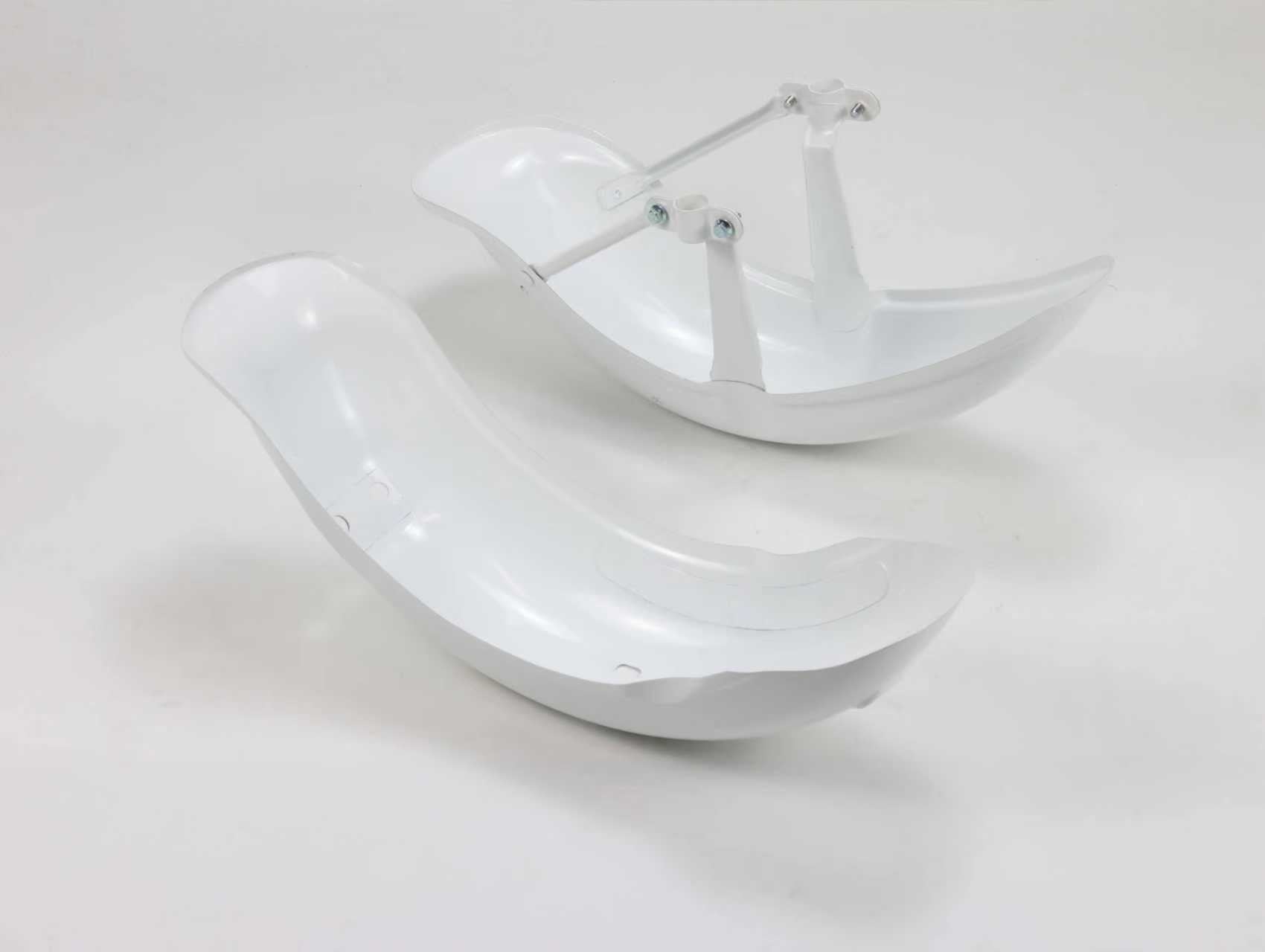 BS3708 - CHY Mudguards In White Front And Rear
