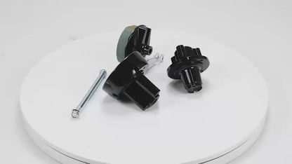 BS1100 Front & Rear Hubs In Black For MUNK