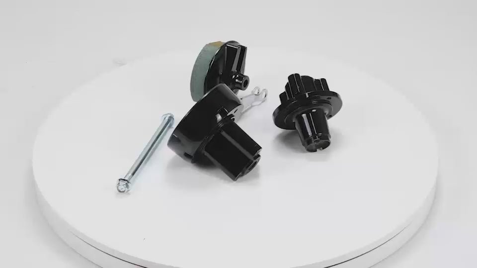 BS1100 Front & Rear Hubs In Black For MUNK