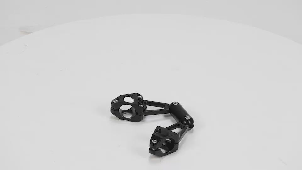 BS4050 - HIGH QUANTITY CNC HANDLE BAR SUPPORT 153MM IN BLACK FOR CT70 AND Z50