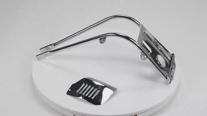 BS2160 - Chrome Engine Guard And Spark Plug Cover For Ct70
