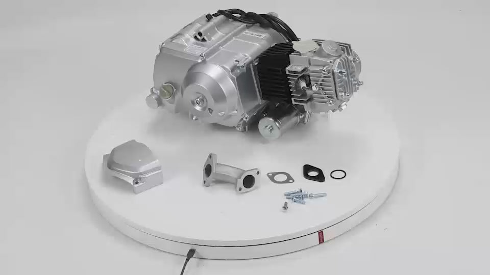 BS4178 - 50CC FULLY AUTOMATIC ENGINE WITH ELECTRIC START IN SILVER