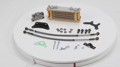 BS2340- 3 LAYER OIL COOLER IN GOLD