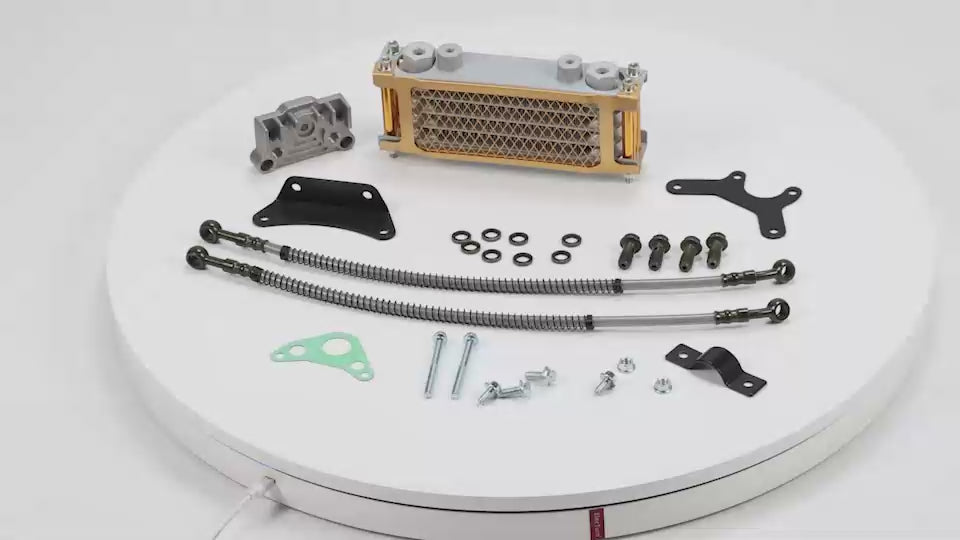 BS2340- 3 LAYER OIL COOLER IN GOLD