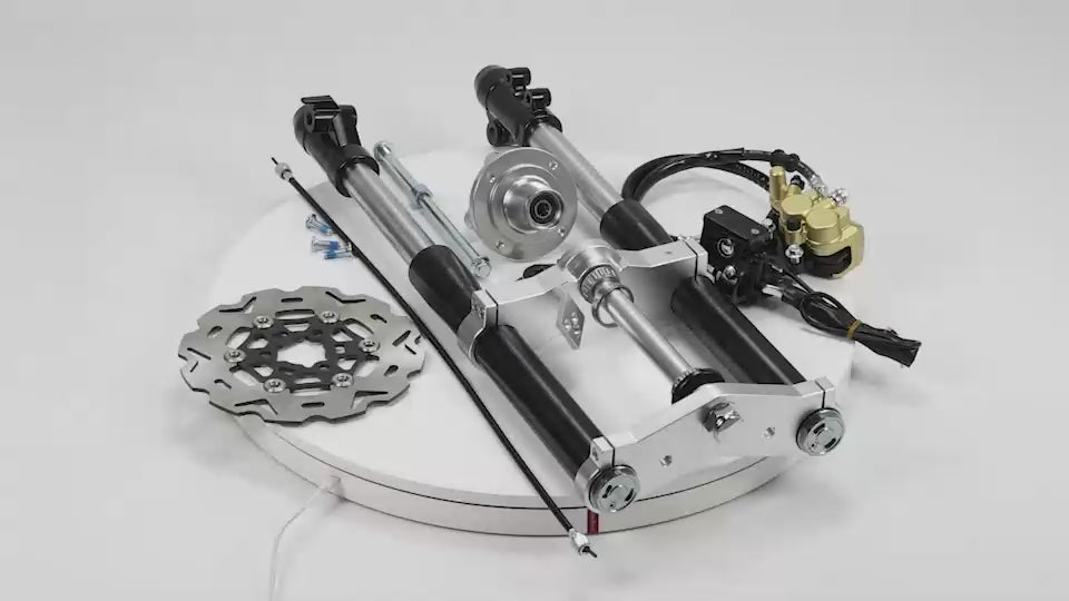 BS3848 - BLACK MUNK USD FORK WITH FLOATING BRAKE DISC