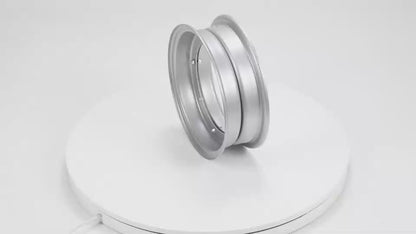 BS3784 - CT70 10" X 3.50" Silver 2 Piece Rim Metal