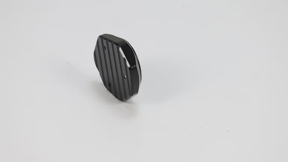 BS4072 - HONDA DAX AND MONKEY 125 CNC KICK STAND EXTENSION PLATE IN BLACK